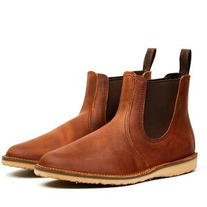 Red Wing Shoes Tan Leather Chelsea Boots